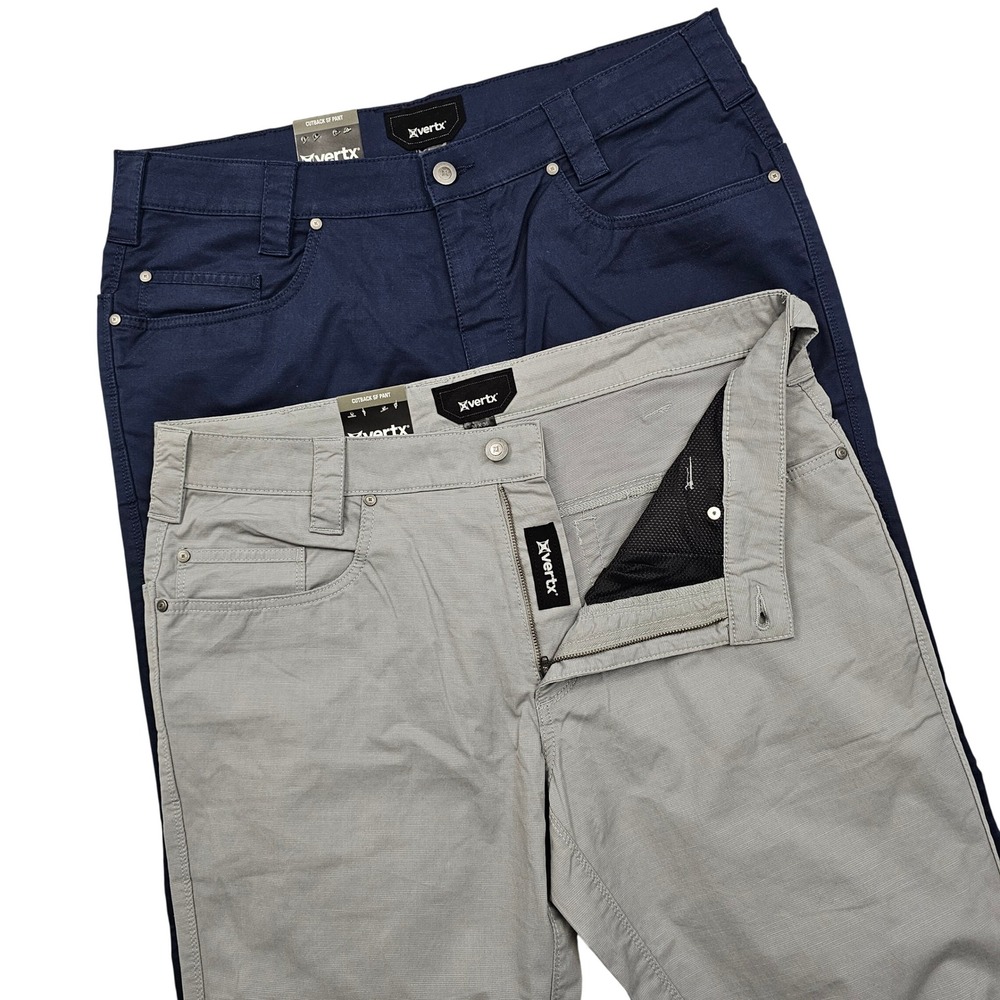 Vertx Cutback SF Pant Mens 38x36 Navy Grey Tactical Stretch Hiking Lot of 2 NEW